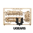 UGEARS Gőzmozdony 2.5D puzzle