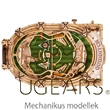 UGEARS Harry Potter - Kviddics flipper - mechanikus modell felülről