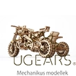 UGEARS Oldalkocsis motor hátulról