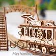 UGEARS Villamosvonal - mechanikus modell