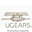 UGEARS Vasúti kereszteződés – mechanikus modell