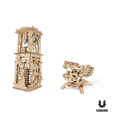 UGEARS Archballista Torony - mechanikus modell