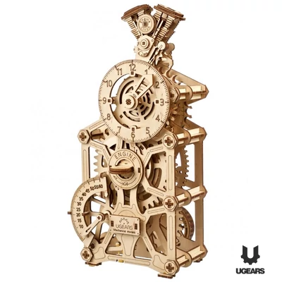UGEARS Motorblokk óra - mechanikus modell
