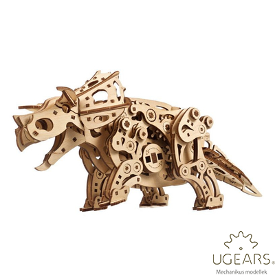UGEARS Triceratopsz - mechanikus modell