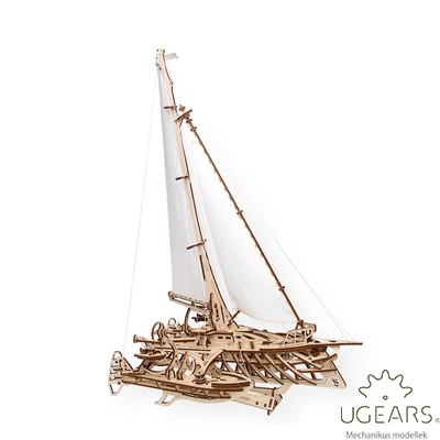 UGEARS Trimarán hajó - mechanikus modell